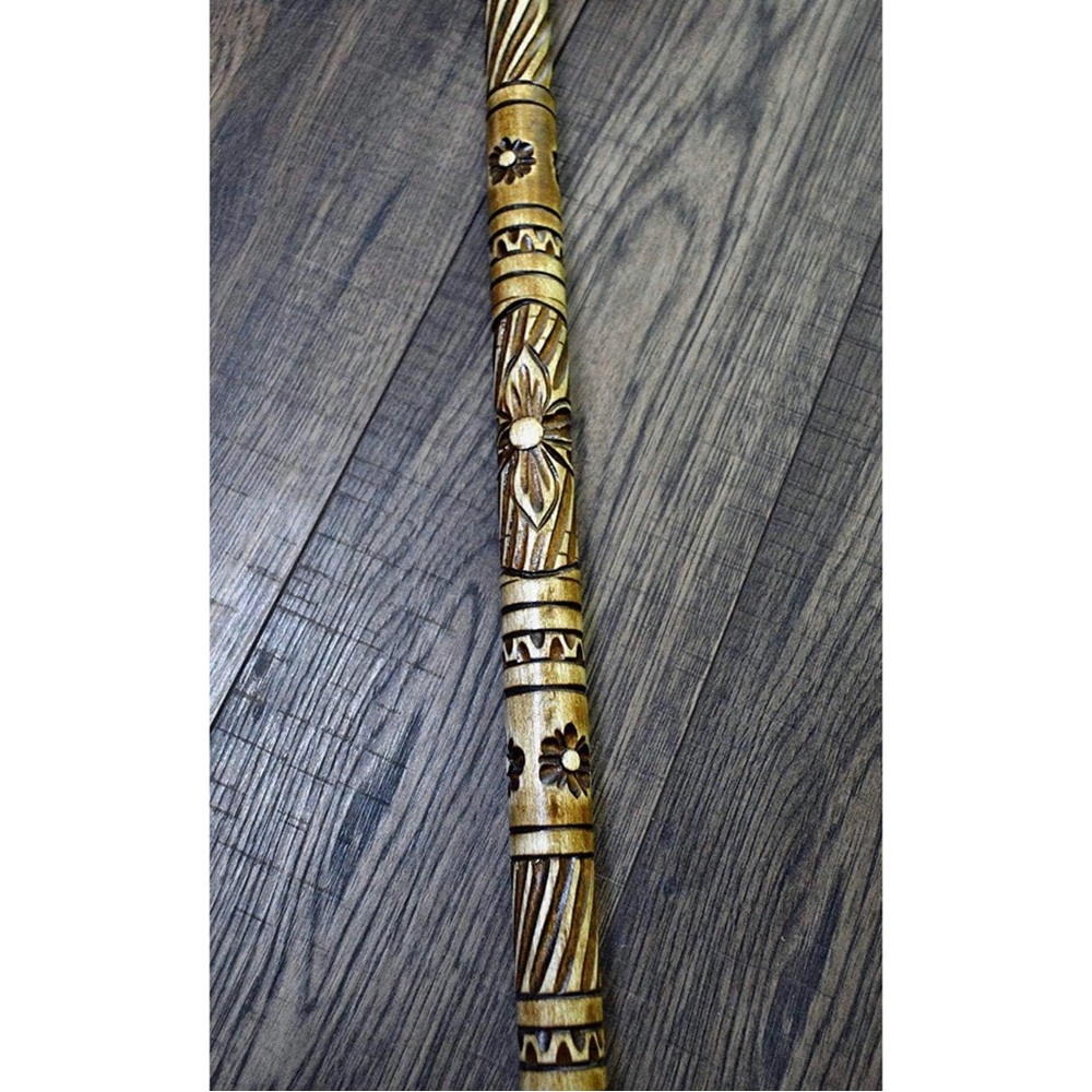 Cane Walking Stick Cane Reed Stick Wooden Handmade Carving (Horse Black) - Picture 7 of 10